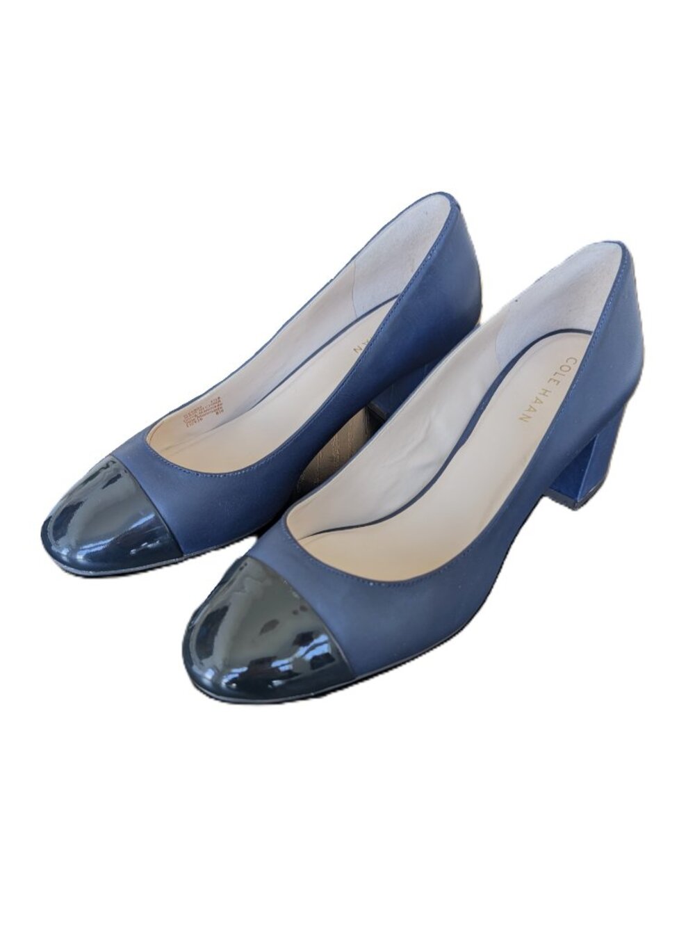 Cole Haan Dawna Leather Cap Toe Pump | Size 5.5